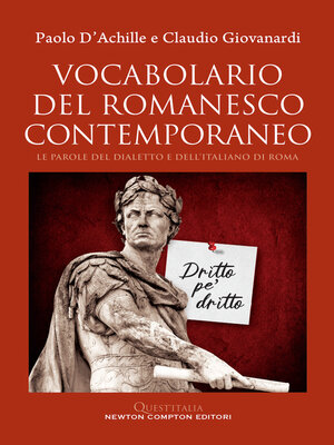 cover image of Vocabolario del romanesco contemporaneo